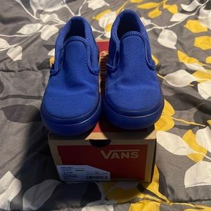 Toddler Blue Vans, Size 9